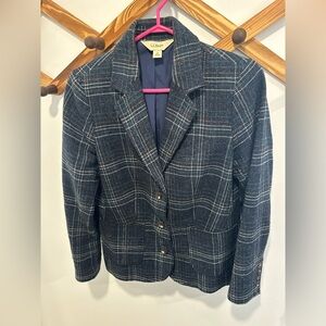 VINTAGE L.L BEAN WOOL BLAZER- WOMANS small